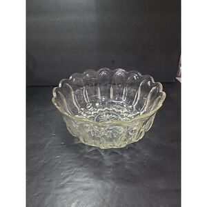 Anchor Hocking Vintage Glass Bowl, Crystal Clear 9" Fruit Bowl,‎ Heavy Bowl